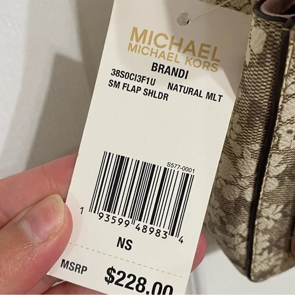 Michael Kors Pink Brandi Small Flap Shoulder Bag